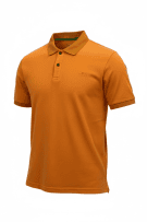 FILA Polo con logo vintage arancione da uomo S (48)