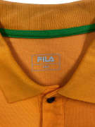 FILA Polo con logo vintage arancione da uomo S (48)