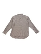FILA Vintage Striped Shirt with Logo Brown-White Men's XXL