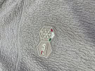FILA FLEECE JACKET SPORTSWEAR CREAM MENS PRE OWNED L