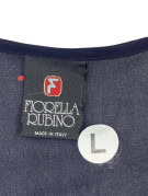 FIORELLA RUBINO ABITO RETRO NAVY DONNA PRE OWNED L