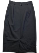 FIORELLA RUBINO MIDI SKIRT BLACK WOMEN'S S