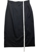 FIORELLA RUBINO MIDI SKIRT BLACK WOMEN'S S