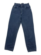 Fiorucci Jeans pantaloni in denim con logo vintage blu da donna XS