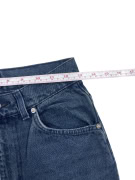 Fiorucci Jeans pantaloni in denim con logo vintage blu da donna XS