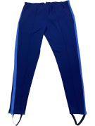 FORMAT TRACK PANTS VINTAGE BLUE UNISEX PRE OWNED L