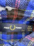 FRED PERRY Πουκάμισο Μακρύ Καρό Λογότυπο Laurel Wreath Πολύχρωμο Γυναικείο S/M