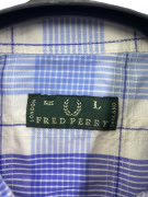 FRED PERRY ΠΟΥΚΑΜΙΣΟ-ΤΟΥΝΙΚ ΚΑΡΟ VINTAGE ΛΟΓΟΤΥΠΟ ΜΠΛΕ/ΛΕΥΚΟ ΓΥΝΑΙΚΕΙΟ L