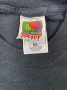 Fruit of the Loom Heavy Cotton Graphic T-Shirt Μαύρο Unisex XL