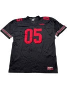 FUBU FOOTBALL JERSEY ATHLETIC STREETWEAR ΜΑΥΡΟ ΑΝΤΡΙΚΟ PRE OWNED XL