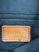 FURLA BORSA A TRACOLLA MONOGRAM NERA DONNA PRE OWNED