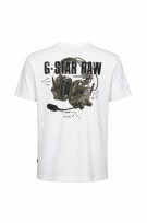 G STAR RAW T SHIRT GRAPHIC BIANCO UOMO PRE OWNED L