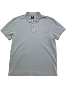 G STAR RAW POLO SHIRT MINIMAL LIGHT GREY MENS PRE OWNED L