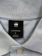 G STAR RAW ΜΠΛΟΥΖΑ POLO MINIMAL ΑΝΟΙΧΤΟ ΓΚΡΙ ΑΝΤΡΙΚΟ PRE OWNED L