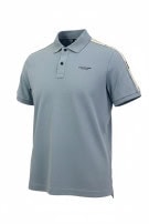 G STAR RAW POLO SHIRT MINIMAL LIGHT BLUE MEN PRE OWNED M