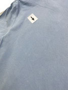 G STAR RAW POLO SHIRT MINIMAL LIGHT BLUE MEN PRE OWNED M