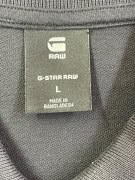 G STAR RAW Polo moderna nera da uomo L usata