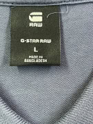 G STAR RAW ΜΠΛΟΥΖΑ POLO MODERN ΜΠΛΕ ΑΝΤΡΙΚΟ L pre-owned
