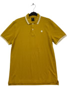 G STAR RAW POLO SHIRT MUSTARD MENS M pre-owned