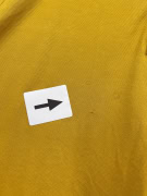 G STAR RAW POLO SHIRT MUSTARD MENS M pre-owned