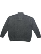 G-STAR RAW Half-Zip Knit Sweater Grey Men's XXL