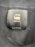 G-STAR RAW ΠΛΕΚΤΗ ΜΠΛΟΥΖΑ MOCK NECK ΜΑΥΡΗ ΑΝΔΡΙΚΗ XL