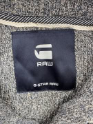 G-Star Raw Πλεκτή Μπλούζα Vintage Mock Neck Melange Καφέ/Γκρι Ανδρική L