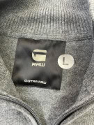 G STAR RAW ΠΛΕΚΤΟ HALF ZIP MINIMAL CHARCOAL ΑΝΤΡΙΚΟ PRE OWNED L