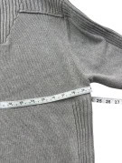 G STAR RAW ΠΛΕΚΤΟ HALF ZIP MINIMAL ΓΚΡΙ ΑΝΤΡΙΚΟ PRE OWNED L