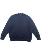 G STAR RAW MAGLIONE HALF ZIP MINIMAL NAVY UOMO PRE OWNED XXL