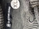 G STAR RAW ΠΛΕΚΤΟ HALF ZIP ΠΟΥΛΟΒΕΡ ΜΕ ΓΙΑΚΑ ΜΕΛΑΝΖΕ ΓΚΡΙ ΑΝΤΡΙΚΟ PRE OWNED XL