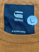 G STAR RAW MAGLIONE MINIMAL CAMMELLO UOMO PRE OWNED L