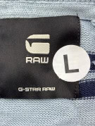 G STAR RAW ΠΛΕΚΤΟ ΠΟΥΛΟΒΕΡ ΡΙΓΕ ΓΑΛΑΖΙΟ NAVY ΑΝΤΡΙΚΟ PRE OWNED L