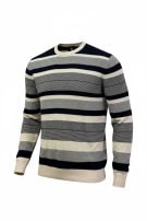 G STAR RAW ΠΛΕΚΤΟ ΠΟΥΛΟΒΕΡ ΡΙΓΕ NAVY ΓΚΡΙ ΚΡΕΜ ΑΝΤΡΙΚΟ PRE OWNED L