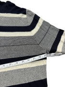 G STAR RAW ΠΛΕΚΤΟ ΠΟΥΛΟΒΕΡ ΡΙΓΕ NAVY ΓΚΡΙ ΚΡΕΜ ΑΝΤΡΙΚΟ PRE OWNED L