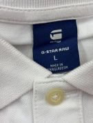 G STAR RAW POLO MINIMAL ΛΕΥΚΟ ΑΝΤΡΙΚΟ PRE OWNED L