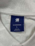 G STAR RAW POLO MINIMAL STONE GREY ΑΝΤΡΙΚΟ PRE OWNED L