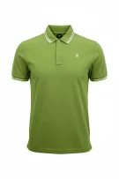G-Star RAW Polo Μπλούζα Casual Logo Κεντημένο Πράσινη Ανδρική M