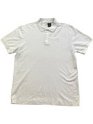 G STAR RAW POLO SHIRT MINIMAL OFF WHITE MEN PRE OWNED L