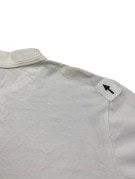 G STAR RAW POLO SHIRT MINIMAL OFF WHITE MEN PRE OWNED L