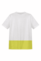 G STAR RAW GRAPHIC T SHIRT WHITE YELLOW MENS PRE OWNED XL