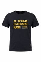 G STAR RAW T SHIRT GRAPHIC ΜΑΥΡΟ ΑΝΤΡΙΚΟ PRE OWNED L