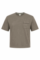 G STAR RAW T SHIRT MINIMAL STONE GREY ΑΝΤΡΙΚΟ PRE OWNED L