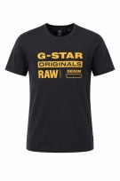 G STAR T SHIRT GRAPHIC ΜΑΥΡΟ ΑΝΤΡΙΚΟ PRE OWNED L