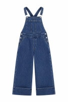 GAP DUNGAREES DENIM SALOPETTE BLU DONNA PRE OWNED S