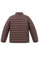 GANT PUFFER JACKET MINIMAL BROWN MEN PRE OWNED L