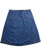 GAP Denim Τζιν Φούστα Midi Vintage Logo Μπλε Γυναικεία XL/XXL