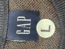 GAP ΠΛΕΚΤΟ ΠΟΥΛΟΒΕΡ ΚΑΡΩ ΜΠΛΕ ΓΚΡΙ ΑΝΤΡΙΚΟ PRE OWNED L