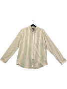 GAP ΠΟΥΚΑΜΙΣΟ SLIM FIT ΡΙΓΕ ΜΕ ΤΣΕΠΗ ΚΙΤΡΙΝΟ/ΛΕΥΚΟ ΑΝΔΡΙΚΟ L