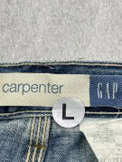 GAP ΤΖΙΝ CARPENTER ΣΟΡΤΣ WORKWEAR WASHED BLUE ΑΝΤΡΙΚΟ PRE OWNED L